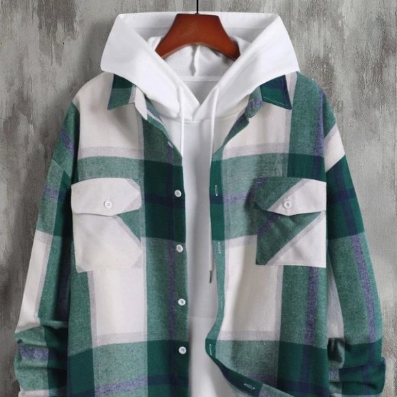 . Other - Green Mens Shirt Jacket